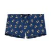 Hom Boxer Bain Marcello Navy Print