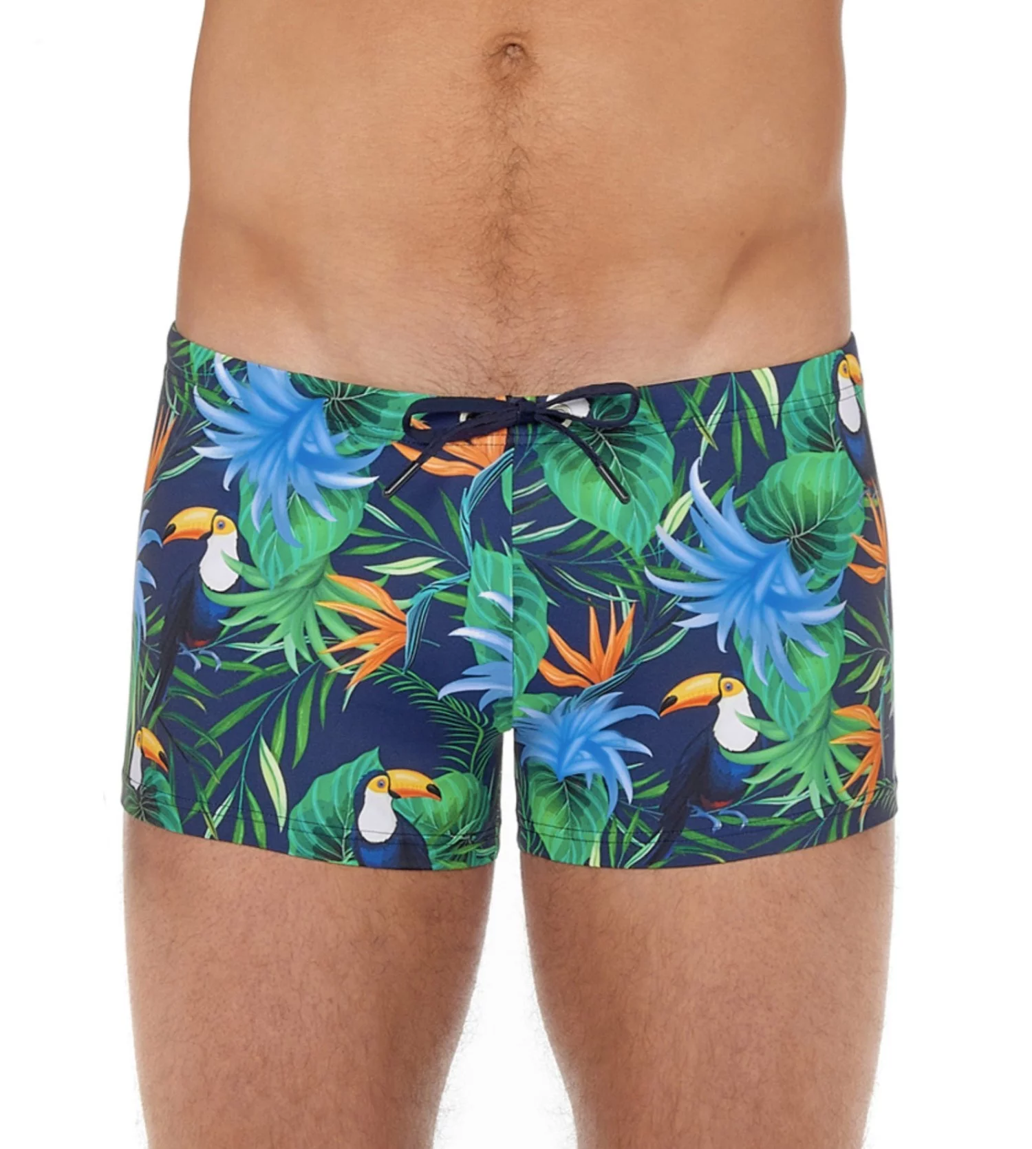 Boxer Bain Toucan Pour Homme Navy Print 1 Boxer Bain Toucan Pour Homme Navy Print
