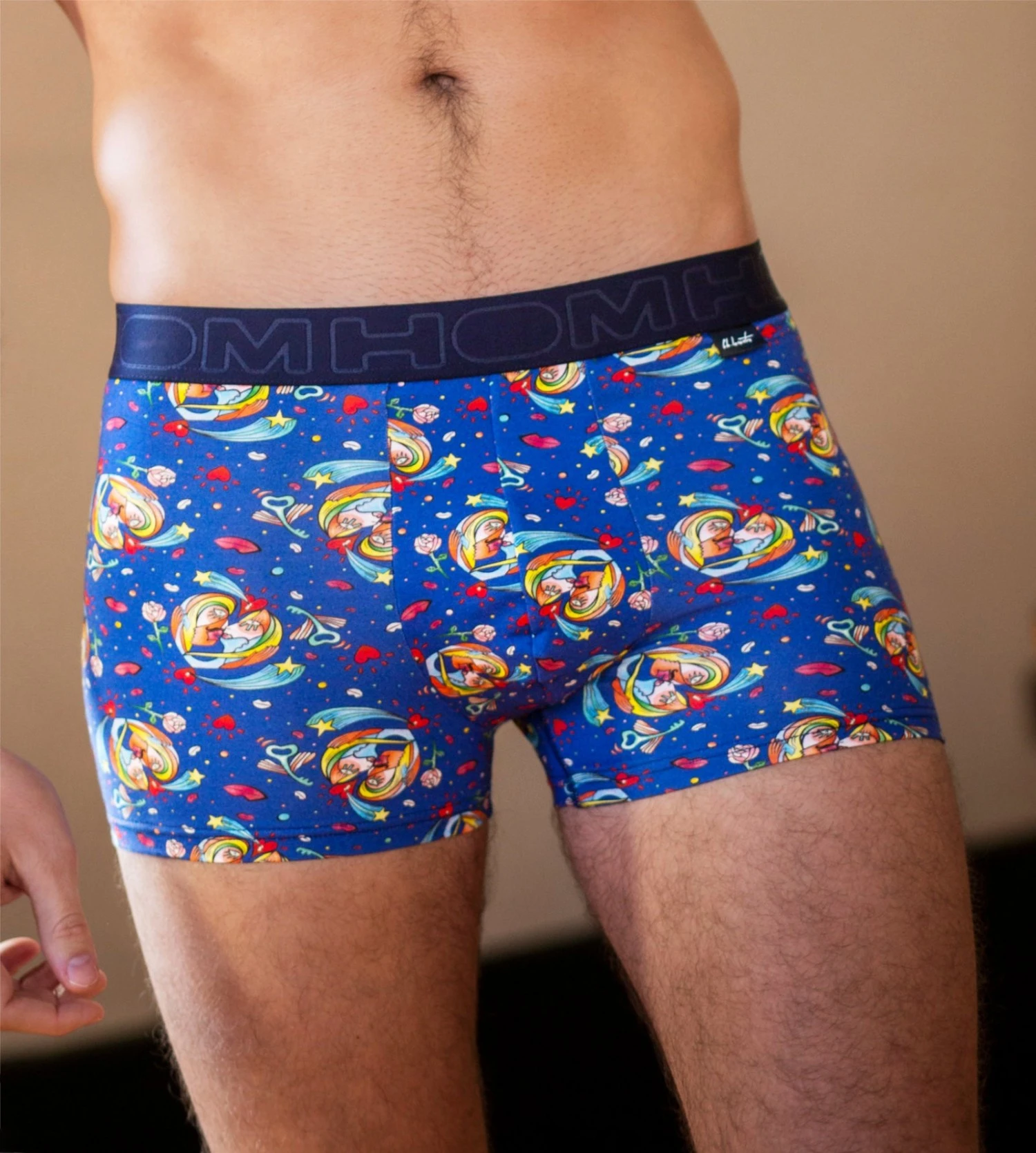 Hom Boxer Big Bisous Blue Print 2 Hom Boxer Big Bisous Blue Print – Image 2