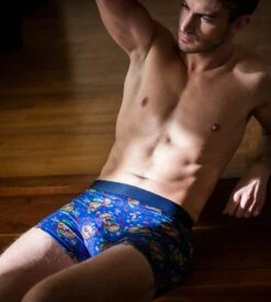 Hom Boxer Big Bisous Blue Print 9 Hom Boxer Big Bisous Blue Print -Sousvêtement Magasin boxer big bisous p0bi blue print 3