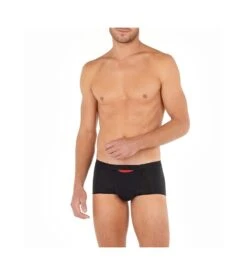 Hom Boxer Court Push Plumes Up Black 8 Hom Boxer Court Push Plumes Up Black -Sousvêtement Magasin boxer court push plumes up 0004 black 3
