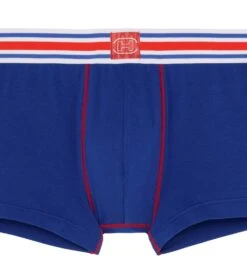 Hom Boxer Court Tie Break Bleu 10 Hom Boxer Court Tie Break Bleu -Sousvêtement Magasin boxer court tie break bleu 4