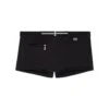 Hom Boxer De Bain Avec Ceinture Harold Noir Texturé
