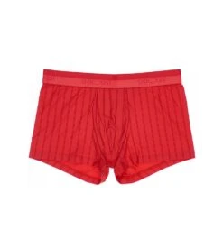 Hom Boxer Doux à Rayures Fines Chic ROUGE 5 Hom Boxer Doux à Rayures Fines Chic ROUGE -Sousvêtement Magasin boxer doux a rayures fines chic rouge 2