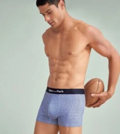 Eden Park Boxer En Coton à Motif Graphique Lustre/ Blc 7 Eden Park Boxer En Coton à Motif Graphique Lustre/ Blc -Sousvêtement Magasin boxer en coton a motif graphique bl027 lustre blc 2