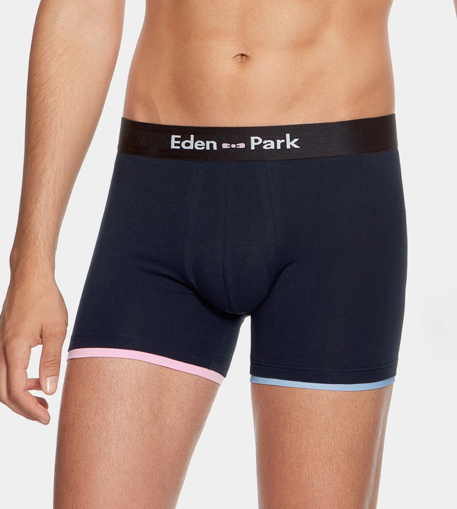 Eden Park Boxer En Coton Design Asymétrique Marine 2 Eden Park Boxer En Coton Design Asymétrique Marine – Image 2
