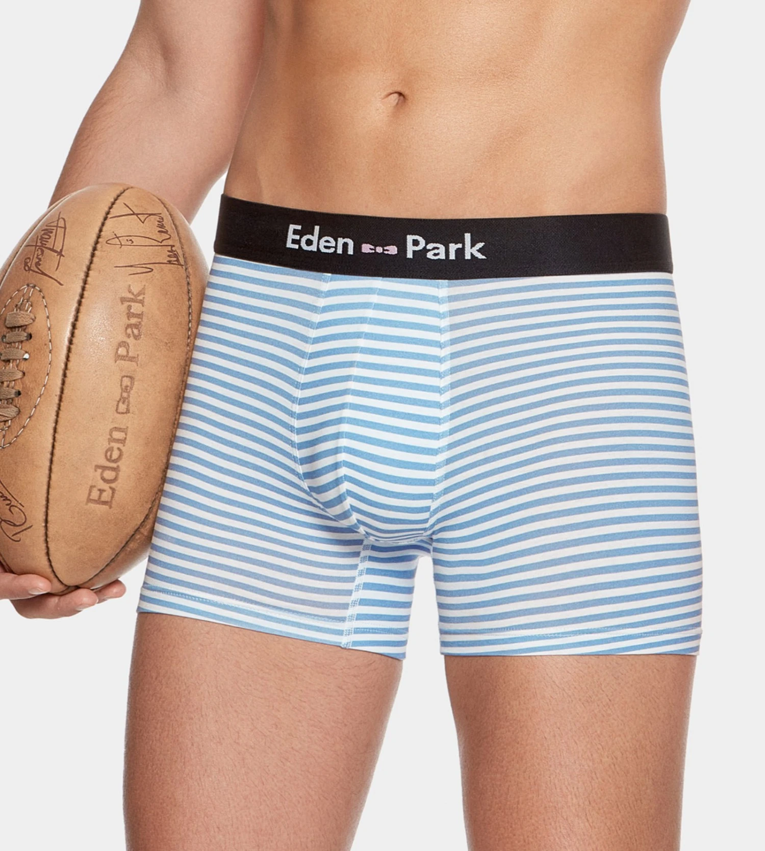 Eden Park Boxer En Coton Rayé Lustre/ Blc 4 Eden Park Boxer En Coton Rayé Lustre/ Blc – Image 4