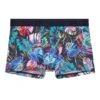 Hom Boxer En Microfibre Feuillage Matys Navy Print