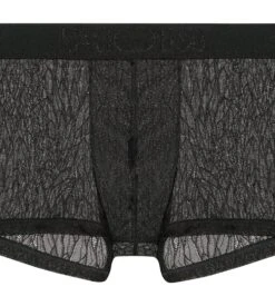 Hom Boxer En Tulle Graphique Rudy Black -Sousvêtement Magasin boxer en tulle graphique rudy j004 black 3