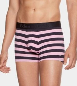 Eden Park Boxer Homme à Larges Rayures Marine Et Rose -Sousvêtement Magasin boxer homme a larges rayures 398 marine rose 2