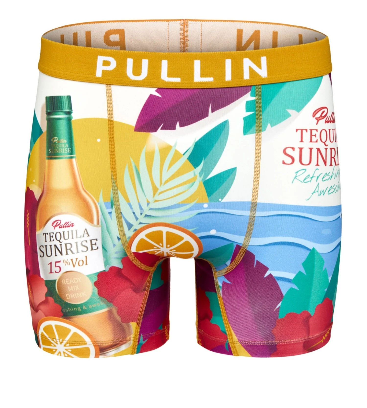PULLIN Boxer Homme Fashion 2 Tequila Sunrise 1 PULLIN Boxer Homme Fashion 2 Tequila Sunrise