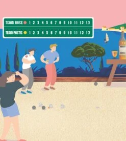 PULLIN Boxer Homme Fashion 2 Petanque Rose -Sousvêtement Magasin boxer homme fashion 2 petanquerose imprime 2