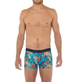 Hom Boxer Liam Navy Print -Sousvêtement Magasin boxer liam navy print 4