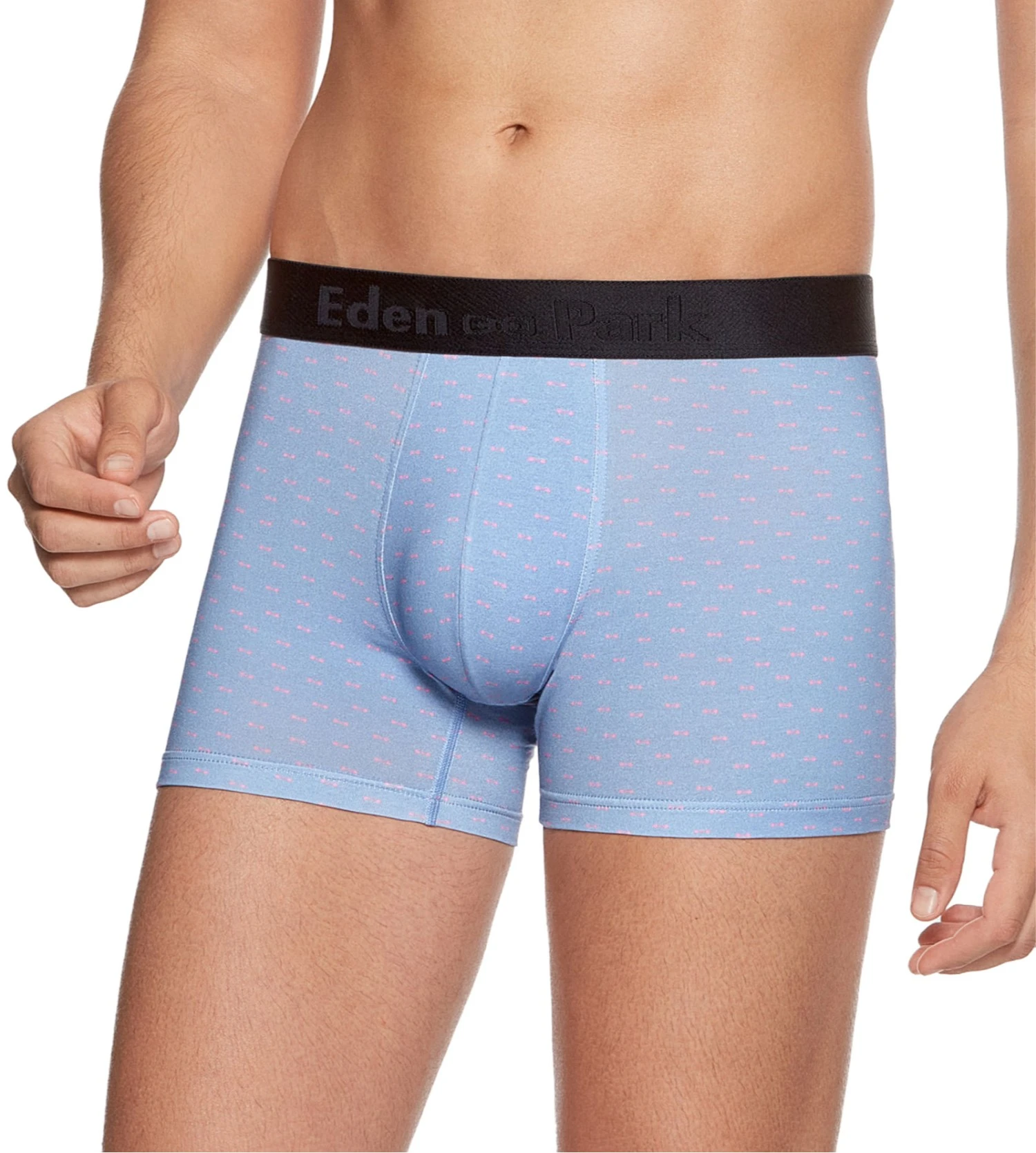 Eden Park Boxer Motif Noeuds Papillon Lustre/ Blc 1 Eden Park Boxer Motif Noeuds Papillon Lustre/ Blc