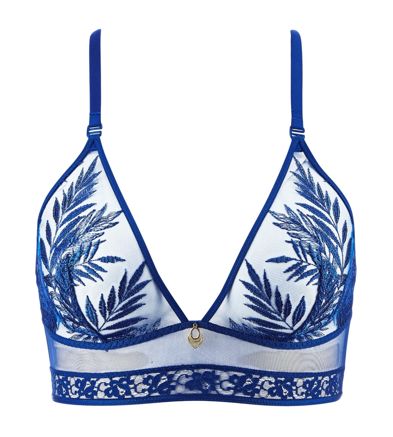 Aubade Bralette Sans Armatures Parenthèse Tropicale Electric Blue 1 Aubade Bralette Sans Armatures Parenthèse Tropicale Electric Blue