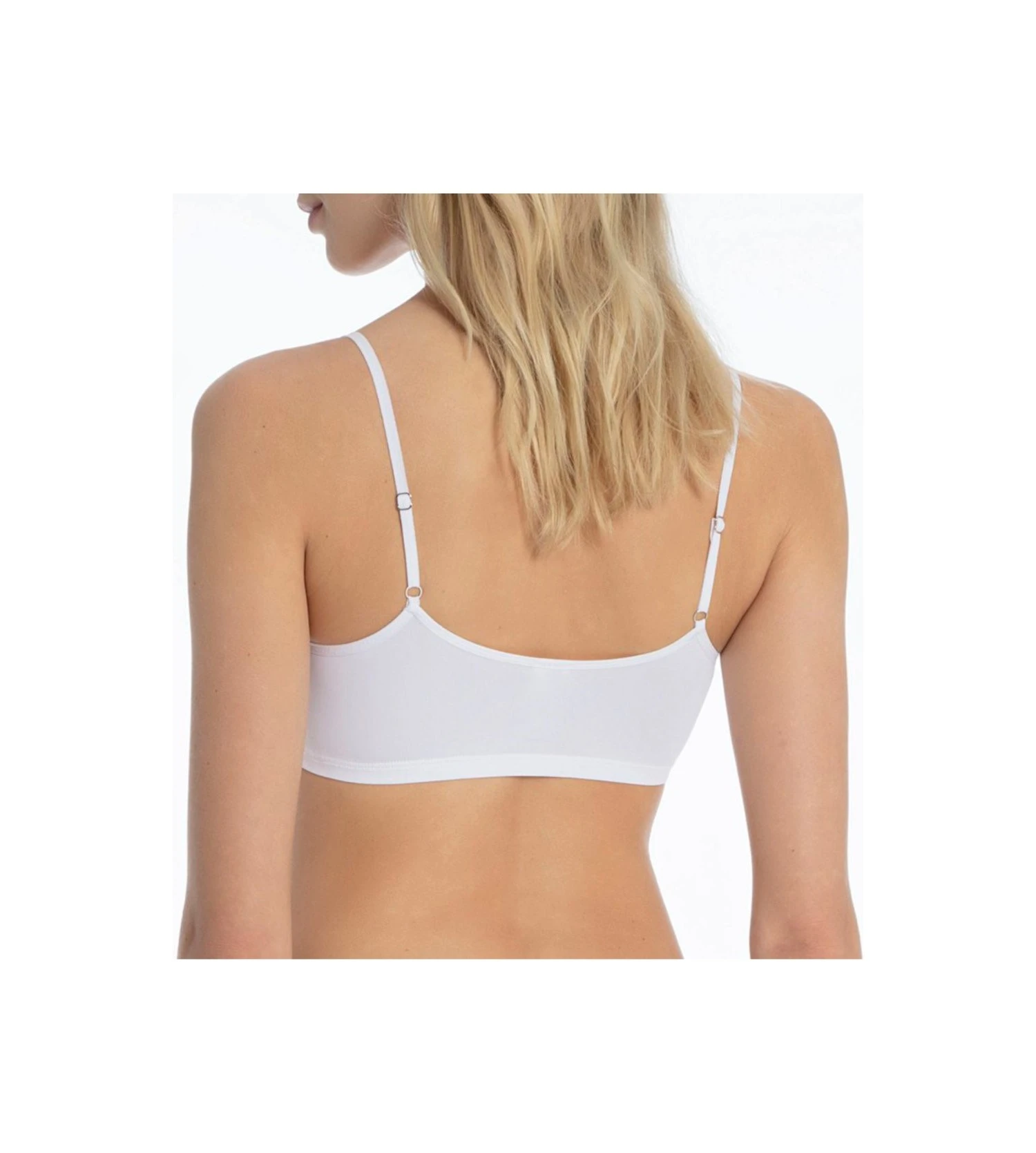 Calida Brassière Bustier Sensitive BLANC 2 Calida Brassière Bustier Sensitive BLANC – Image 2