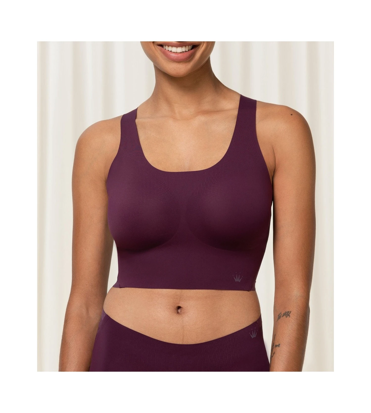 Triumph Brassière Sans Armatures Flex Smart Aubergine 3 Triumph Brassière Sans Armatures Flex Smart Aubergine – Image 3