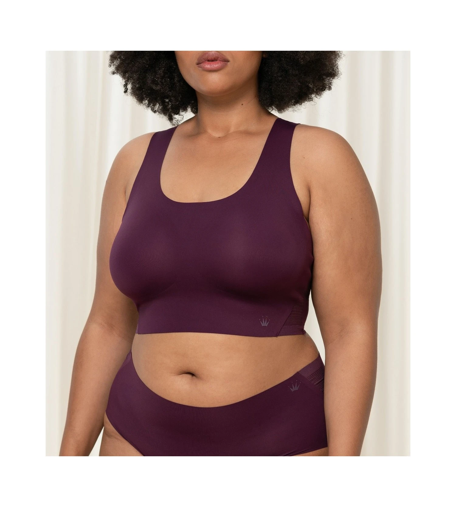 Triumph Brassière Sans Armatures Flex Smart Aubergine 4 Triumph Brassière Sans Armatures Flex Smart Aubergine – Image 4