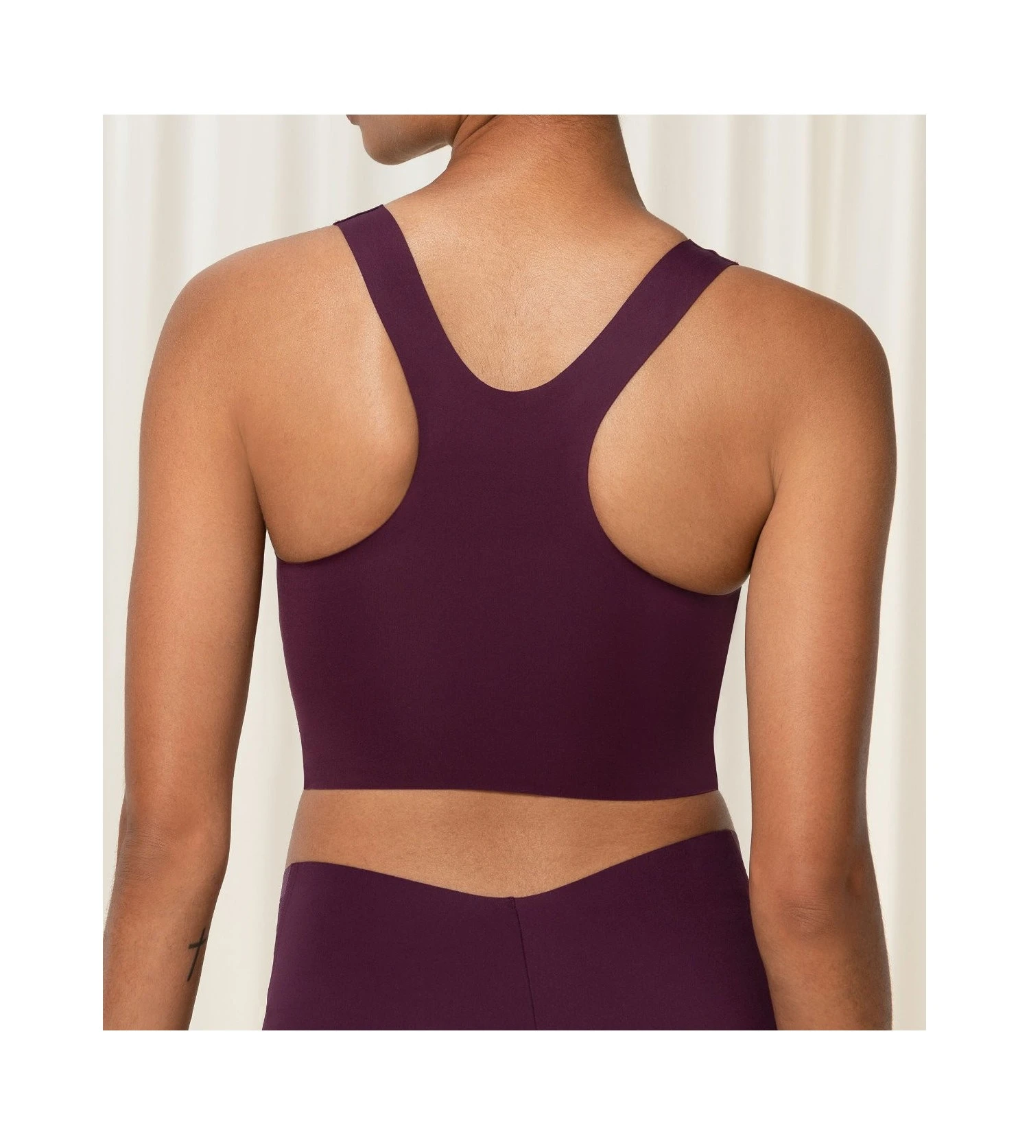 Triumph Brassière Sans Armatures Flex Smart Aubergine 5 Triumph Brassière Sans Armatures Flex Smart Aubergine – Image 5