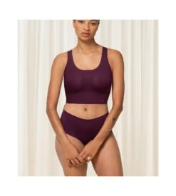 Triumph Brassière Sans Armatures Flex Smart Aubergine 11 Triumph Brassière Sans Armatures Flex Smart Aubergine -Sousvêtement Magasin brassiere flex smart 3391 aubergine 5