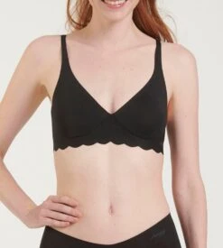 Sloggi Brassière Zéro Microfibre Noir -Sousvêtement Magasin brassiere zero microfibre noir 3