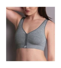 ANITA Brassière Zippée Mastectomie Lynn Nuances De Gris -Sousvêtement Magasin brassiere zippee mastectomie lynn 475 nuances de gris 3