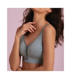 ANITA Brassière Zippée Mastectomie Lynn Nuances De Gris -Sousvêtement Magasin brassiere zippee mastectomie lynn 475 nuances de gris 5