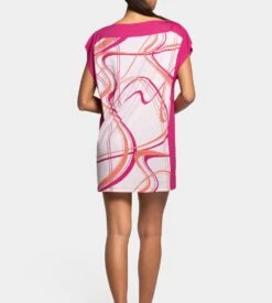 Chemise De Nuit En Modal Coloré Fushia / Orange 7 Chemise De Nuit En Modal Coloré Fushia / Orange -Sousvêtement Magasin chemise de nuit en modal colore pk011 fushia orange 2