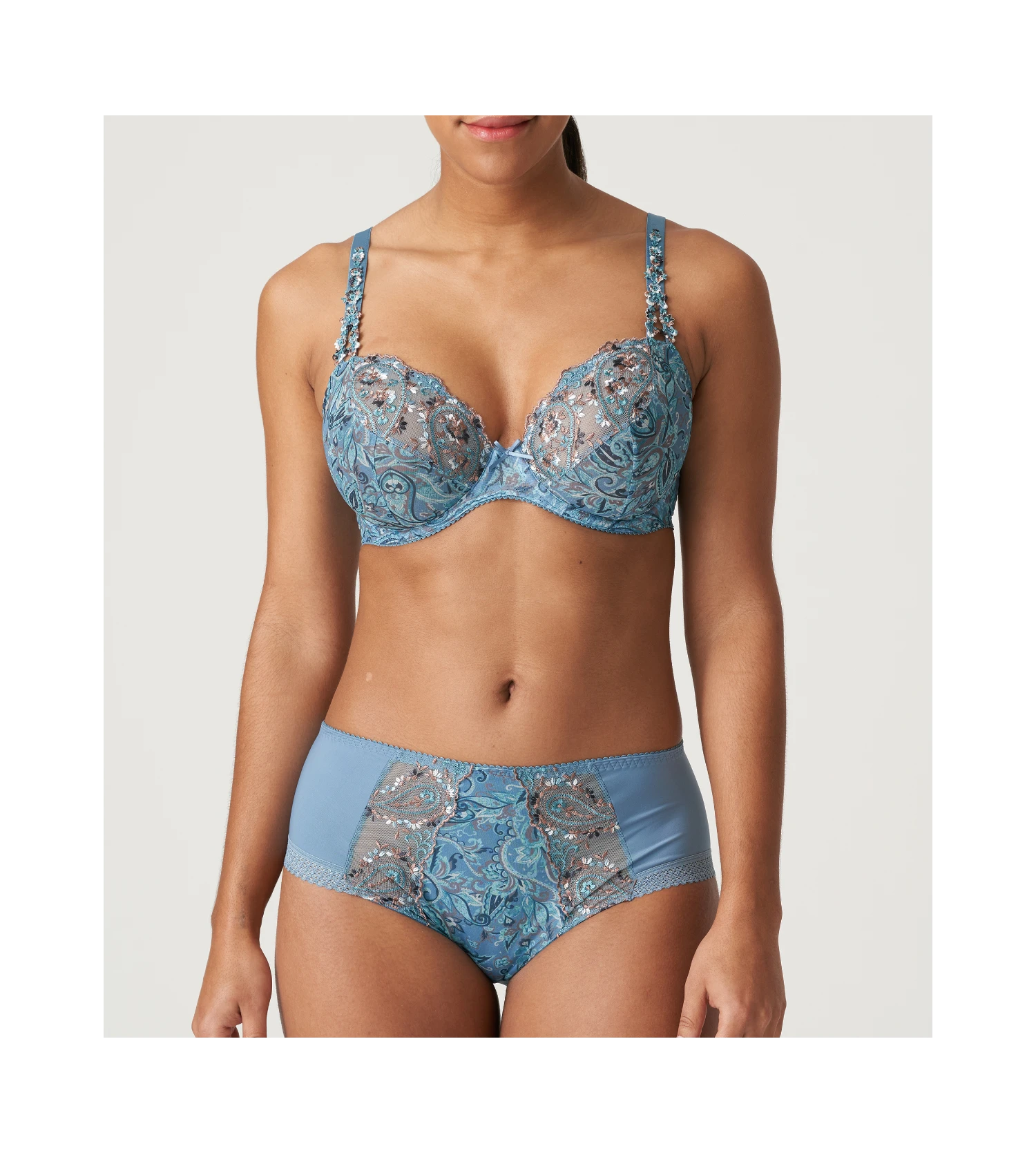 PRIMA DONNA Culotte Haute Alalia Automn Blue 2 PRIMA DONNA Culotte Haute Alalia Automn Blue – Image 2