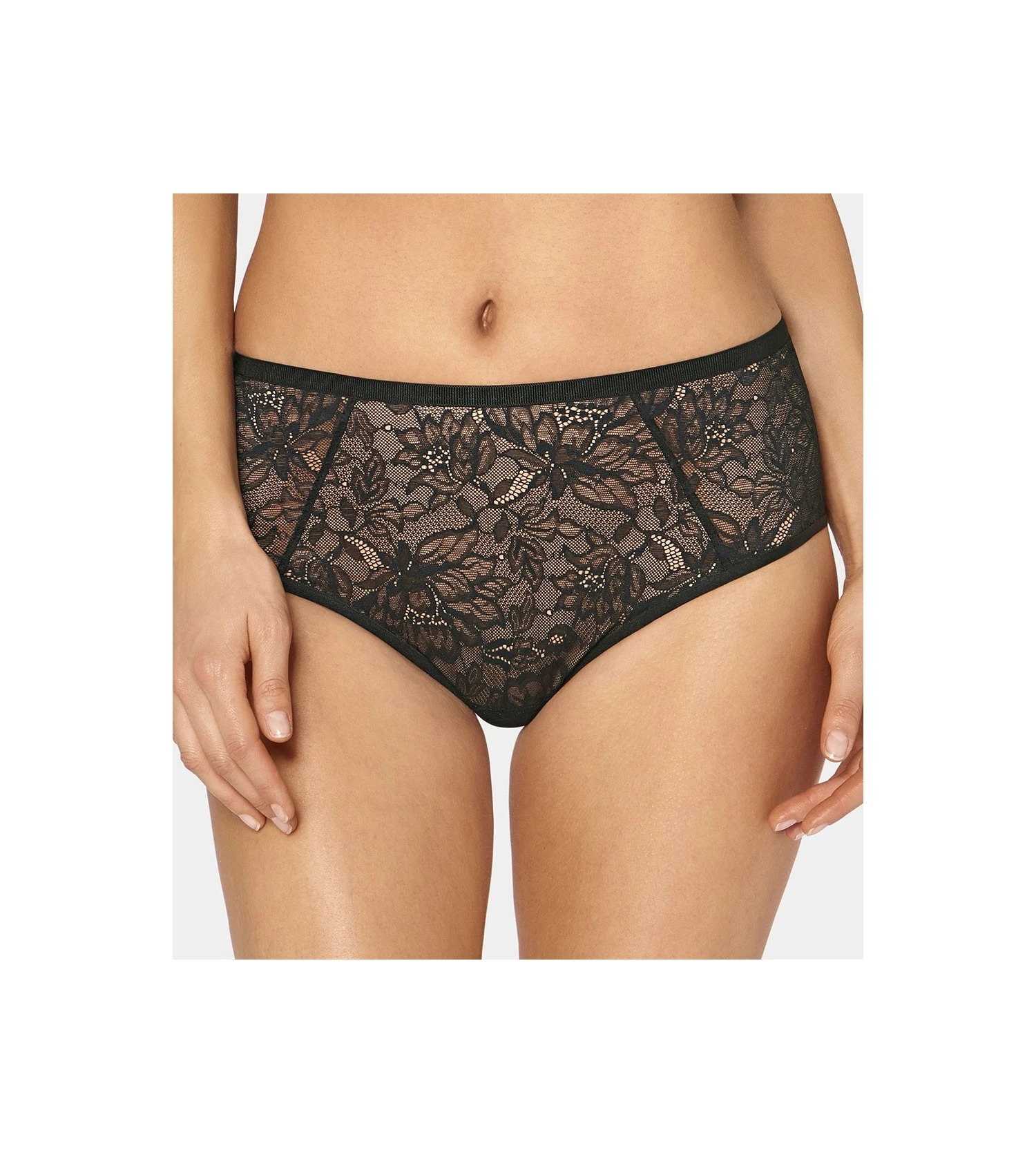 Triumph Culotte Haute Amourette Charm Noir 3 Triumph Culotte Haute Amourette Charm Noir – Image 3