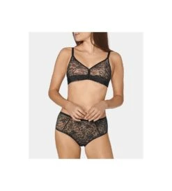 Triumph Culotte Haute Amourette Charm Noir 7 Triumph Culotte Haute Amourette Charm Noir -Sousvêtement Magasin culotte haute amourette charm 04 noir 3