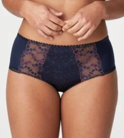 PRIMA DONNA Culotte Haute Hyde Park Velvet Blue