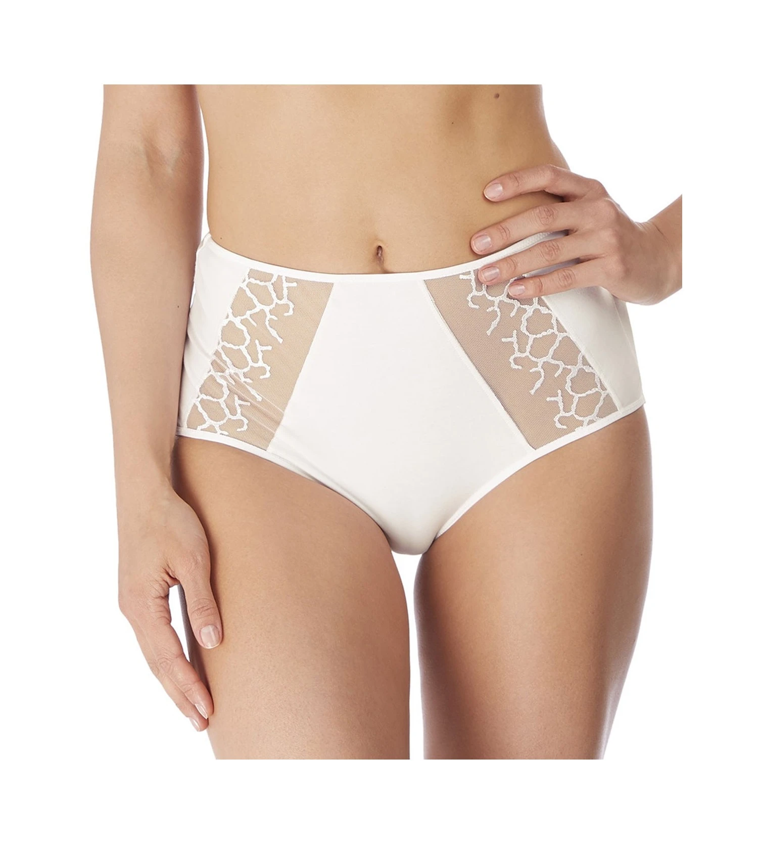 Wacoal Culotte Haute LISSE BLANC 3 Wacoal Culotte Haute LISSE BLANC – Image 3