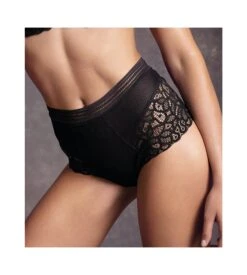 Wacoal Culotte Haute Raffine NOIR -Sousvêtement Magasin culotte haute raffine noir 3