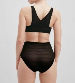 Chantelle Culotte Haute Softstretch Stripes Noir -Sousvêtement Magasin culotte haute softstretch stripes 011 noir 2