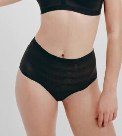 Chantelle Culotte Haute Softstretch Stripes Noir -Sousvêtement Magasin culotte haute softstretch stripes 011 noir 3