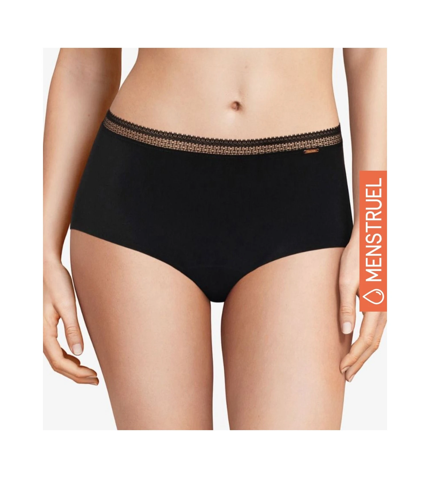 Chantelle Culotte Menstruelle Life Period Noir 7 Chantelle Culotte Menstruelle Life Period Noir – Image 7