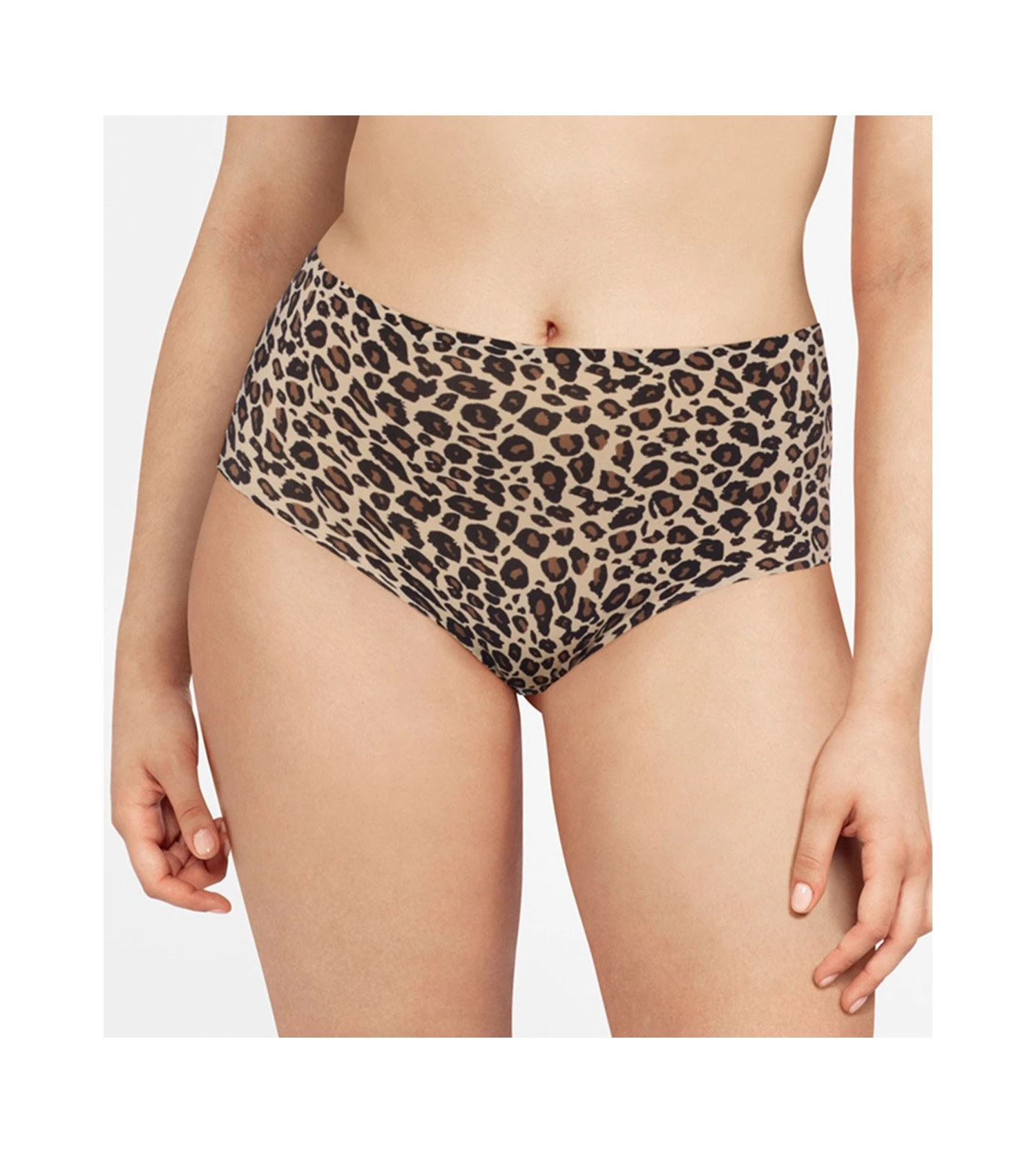Chantelle Culotte Taille Haute Softstretch Leopard Nude 4 Chantelle Culotte Taille Haute Softstretch Leopard Nude – Image 4