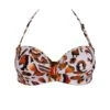 Haut De Bikini Bandeau Brune Feline