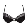 Haut De Bikini Coque Dolce Vita Pois Noir