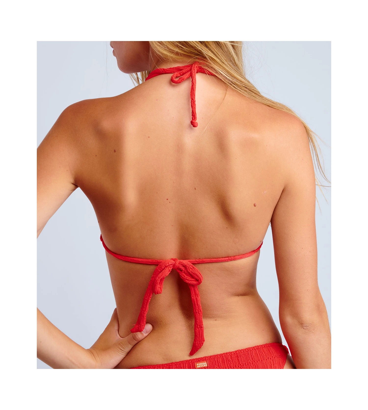 Banana Moon Haut De Bikini Triangle Oro Habana Rouge JYC19 2 Banana Moon Haut De Bikini Triangle Oro Habana Rouge JYC19 – Image 2