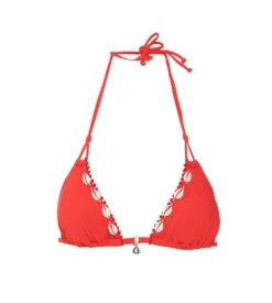 Banana Moon Haut De Bikini Triangle Yero Spring Rouge X2319