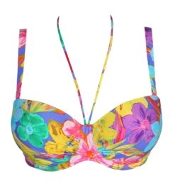 Haut De Maillot Bandeau Mousse Sazan Blue Bloom