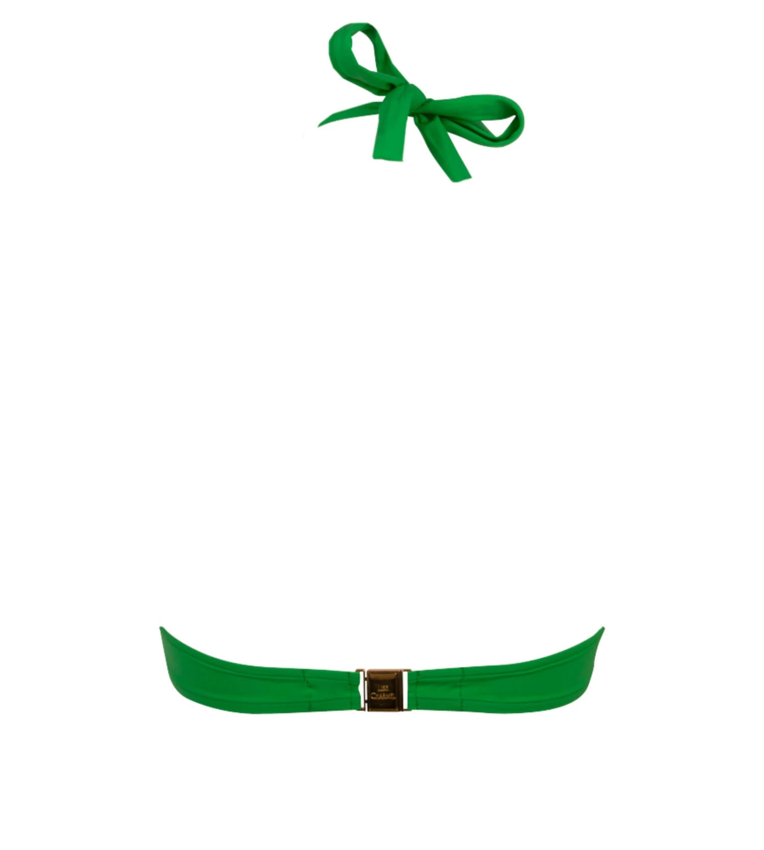 Haut De Maillot De Bain Triangle Anis Ajourage 2 Haut De Maillot De Bain Triangle Anis Ajourage – Image 2