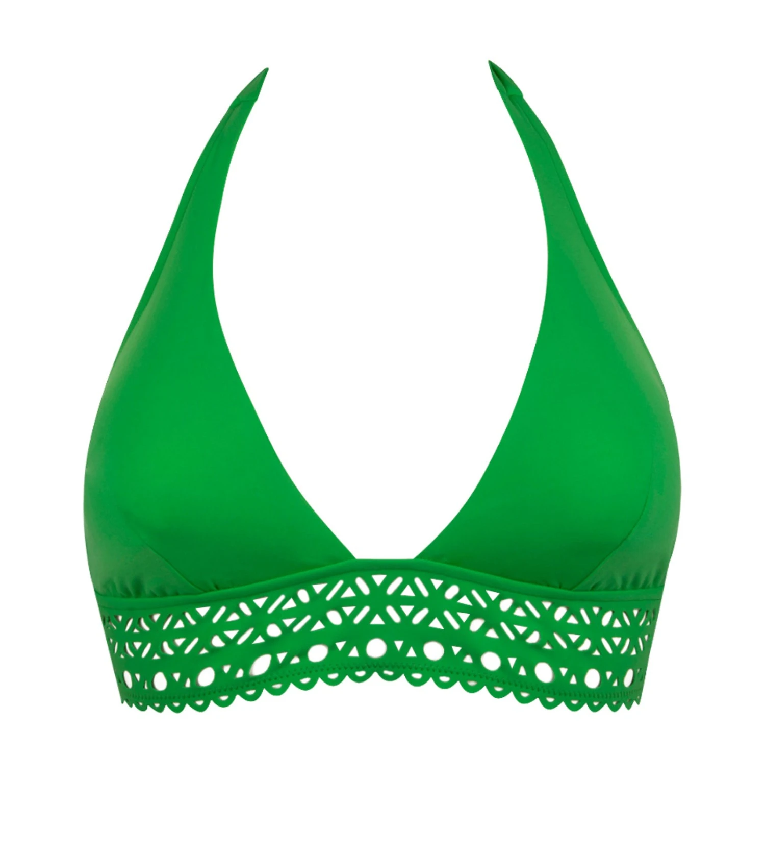 Haut De Maillot De Bain Triangle Anis Ajourage 1 Haut De Maillot De Bain Triangle Anis Ajourage