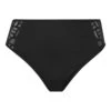 Slip De Bain Taille Haute LA MUSE DENTELLE Noir