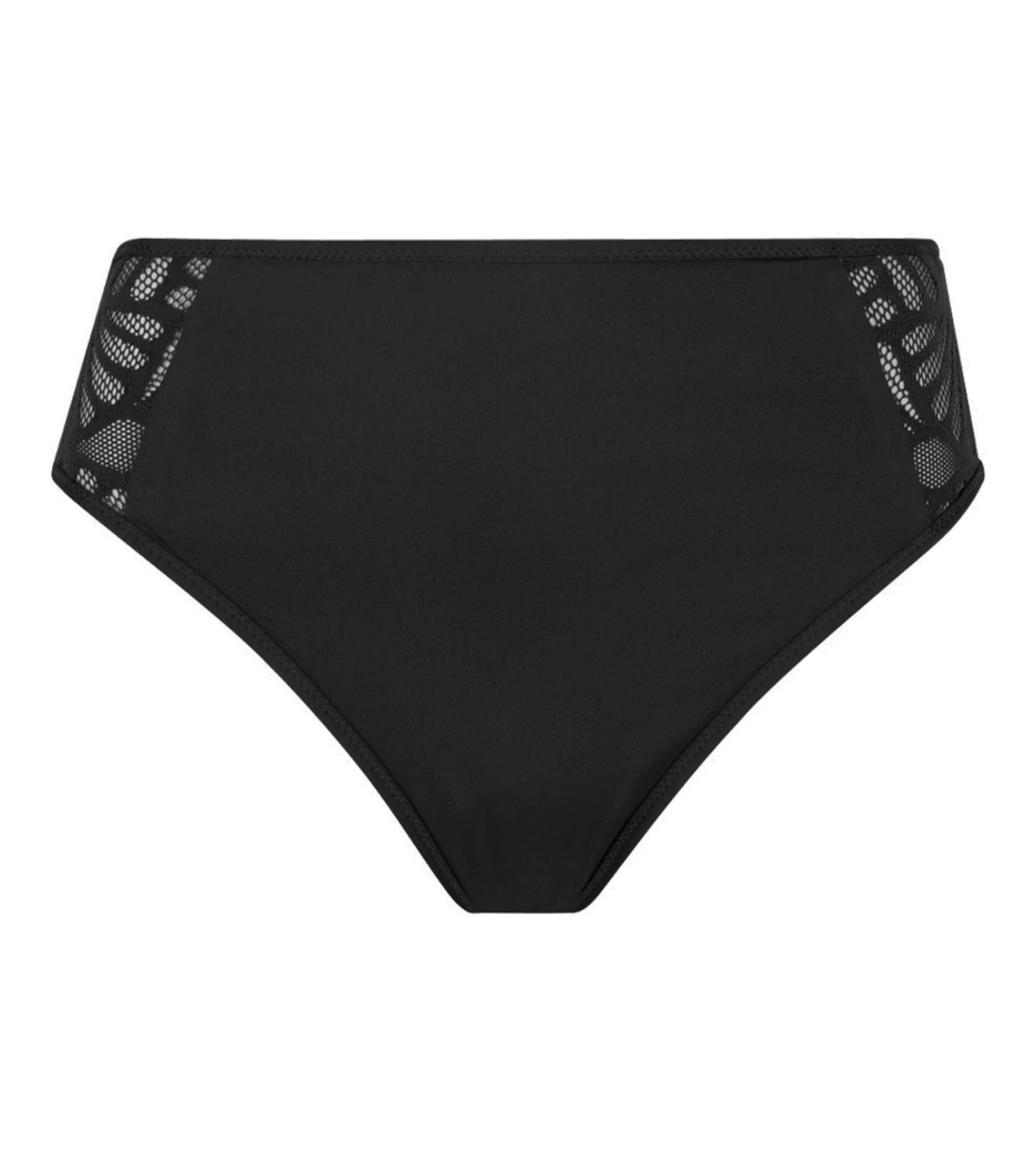 Slip De Bain Taille Haute LA MUSE DENTELLE Noir 1 Slip De Bain Taille Haute LA MUSE DENTELLE Noir