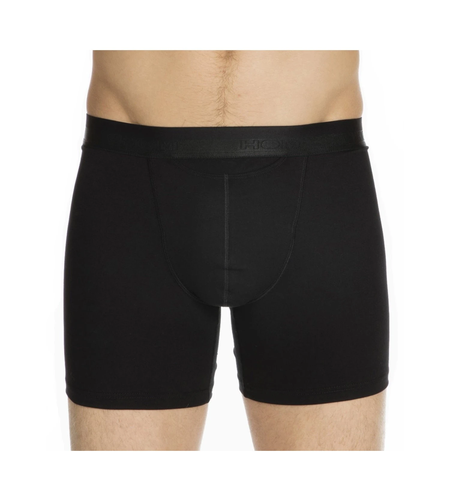 Hom Long Boxer Avec Ouverture HO1 NOIR 2 Hom Long Boxer Avec Ouverture HO1 NOIR – Image 2