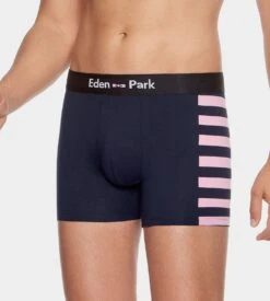 Eden Park Lot De 2 Boxers Classiques Marine Rose -Sousvêtement Magasin lot de 2 boxers classiques marine rose e83 2