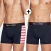 Eden Park Lot De 2 Boxers Classiques Sassy/ Marine